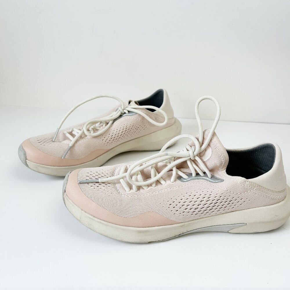 Olukai Shoes Pink Kaholo Sneakers Lace Up Tennis Shoes Comfort Active